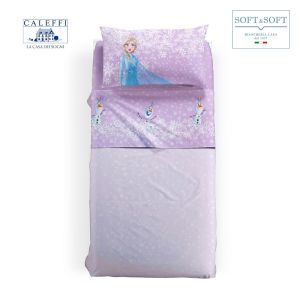 FROZEN MAGICA completo lenzuola misura SINGOLA Disney CALEFFI
