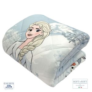 FROZEN WINTER trapunta invernale cotone SINGOLA Disney CALEFFI