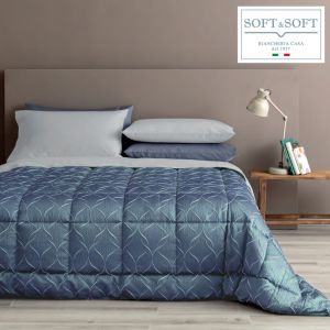 WAVE trapunta piumone matrimoniale invernale jacquard cm 260x260-Carta da zucchero