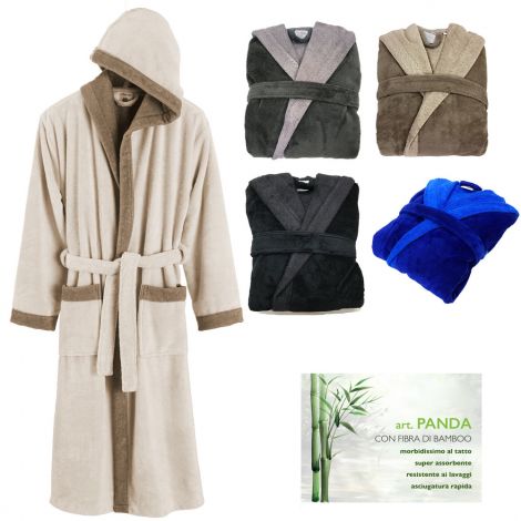 PANDA Soft Bathrobe - Housecoat made of Bamboo fibre