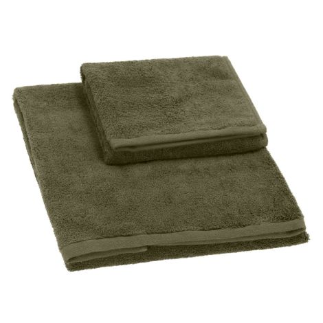 BELLAGIO pair of towels 1+1 jacquard 500 gr/m² PRETTI-Felce
