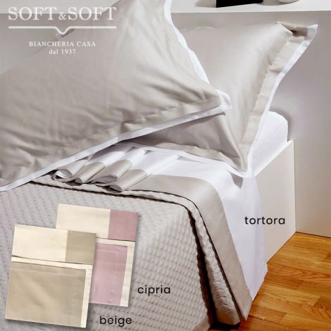 CHANEL Satin Sheet Set for Double Bed Cotton Satin 