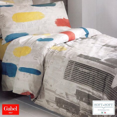 CITYCOLORS complete duvet cover size SQUARE AND HALF in Cotton GABEL