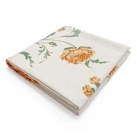 CONNECTION multipurpose bedspread / towel for DOUBLE size in cotton pique by GABEL-Orange