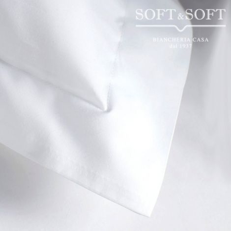 SOFFIO 3 Valances Pillowcase  pure Cotton White