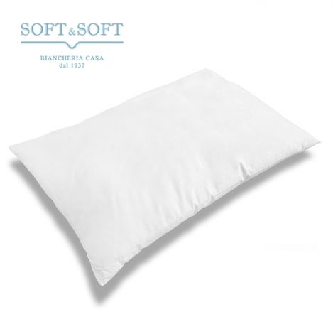 Fireproof bed pillow with microsphere padding 50x80 cm