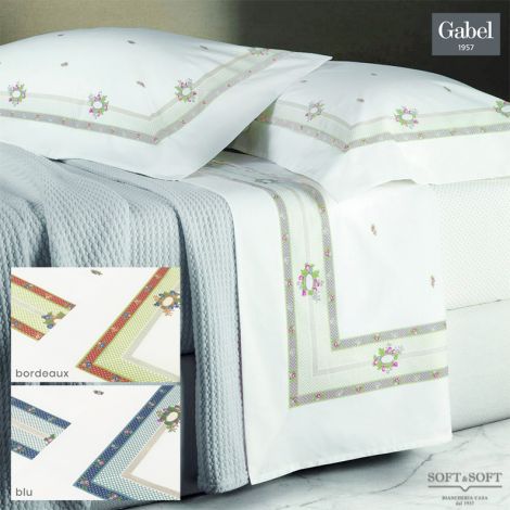 I SEGRETI 688 Pure Cotton Percale Sheet Set DOUBLE Bed Size by GABEL