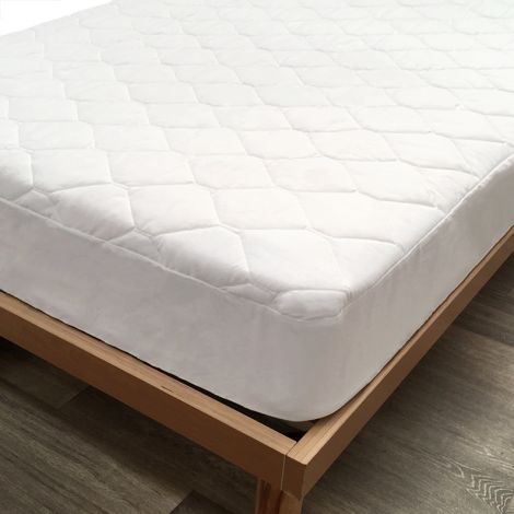 Double quilted mattress cover single 1 Square and Half Made in Italy 