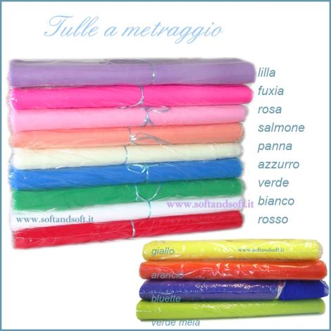 Tulle a metraggio alto cm 280