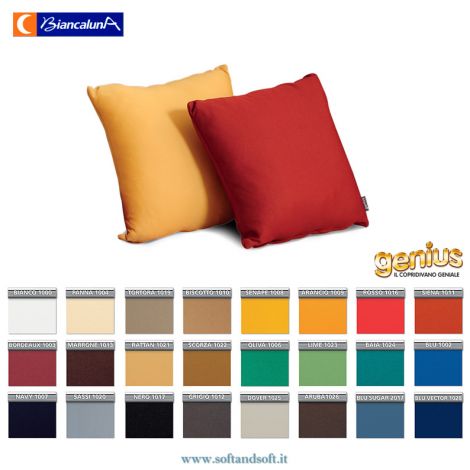 fodere cuscino divano antimacchia tinta unita colorate