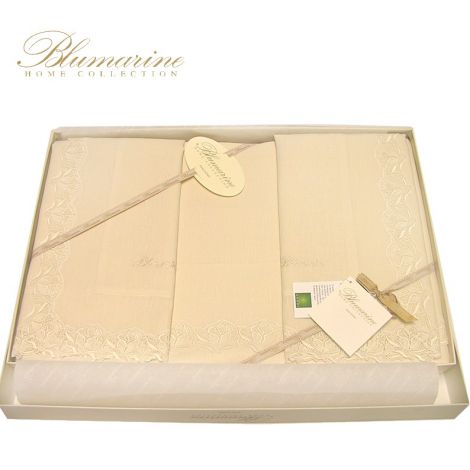 BLUMARINE Ilaria Pure Linen Sheets for double beds