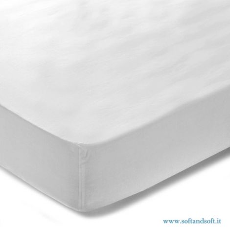 JERSEY fitted sheet for single bed 90x200 cm