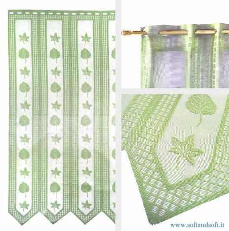 Edera VERDE Window blind Tent by meter ready to hang height 45 cm