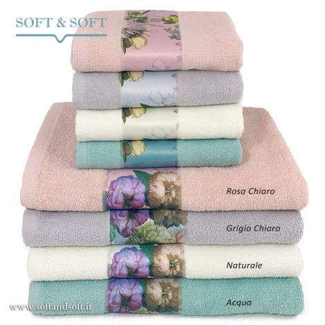 JARDIN Bath Towel Set 1+1 in Pure Cotton