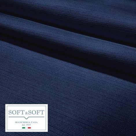 LONDON fabric by the meter H 340 cm cotton blend INDANTHRENE-Blue