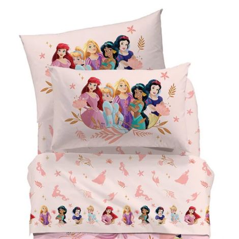 Magic Princess completo lenzuola singolo Disney CALEFFI