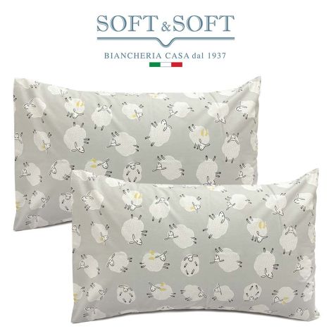 Federa DOUBLE FACE puro cotone 50x80-Miglior Papà