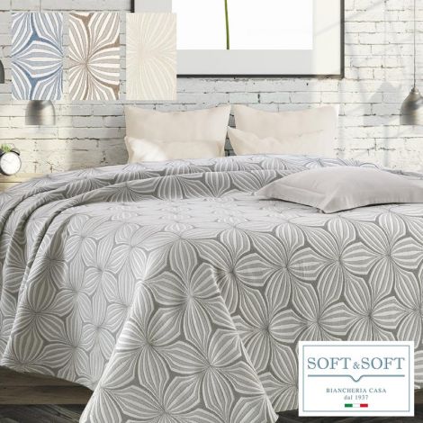 OPTIC quilted double bedspread Made in Italy