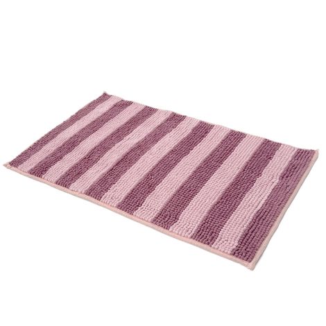 PORTISCO bath mat cm 50x80 non-slip bottom - Pink