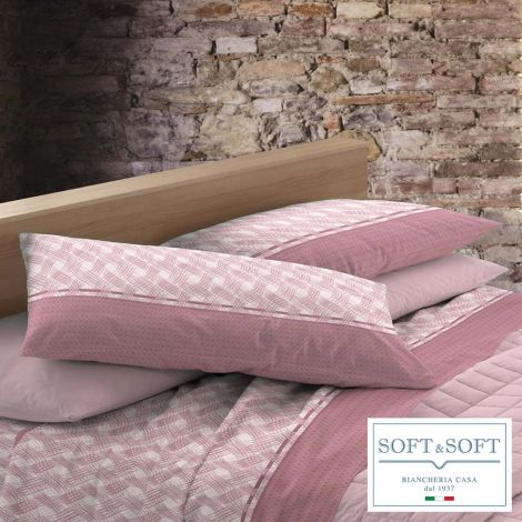 ROBY completo lenzuola flanella per letto da una piazza e mezza