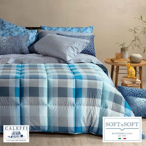 SCOTLAND winter quilt for SINGLE bed in CALEFFI Avio cotton