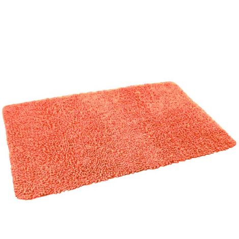 SHAGGY tappeto bagno in puro cotone 60x110-CORALLO