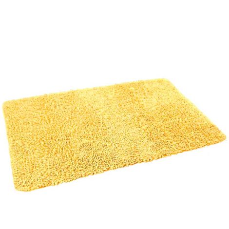 SHAGGY tappeto bagno in puro cotone 60x110-Giallo