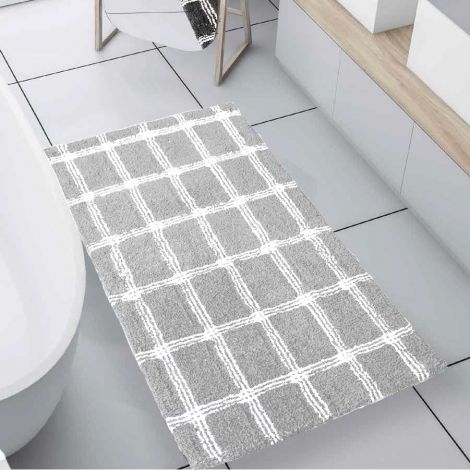 Matchy tappeto bagno in puro cotone con antiscivolo cm 55x100