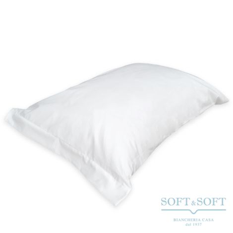 SOFFIO Pillowcase Pure Cotton White Fabric