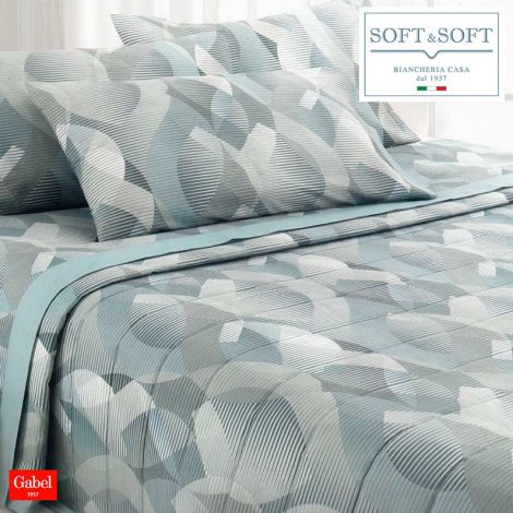 SUMMIT Quilted bedspread for single bed Gabel - Ice