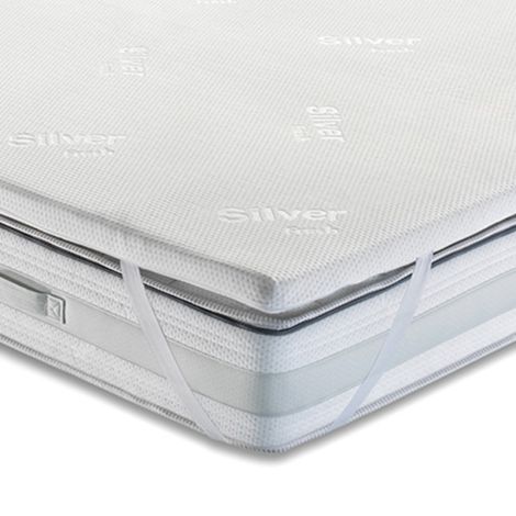 SILVER MEMORY TOPPER 80x190 h 5cm