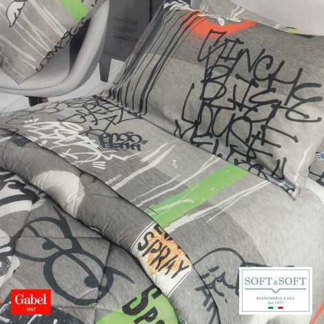URBAN complete sheets for SINGLE bed madapolam pure cotton by GABEL-Fumo