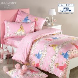 Caleffi Disney Princess Romantic Bedding Set For Double Bed Sheet