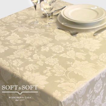ARABESQUE PANNA fabric by the meter h 330 for tablecloths