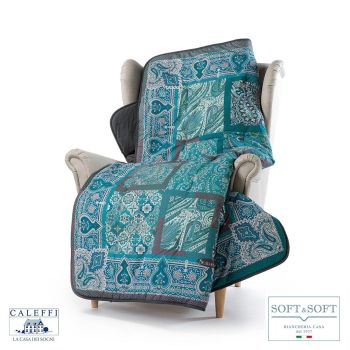 ASIA Scaldotto/Plaid Imbottito Caleffi cm 130x170-Anice
