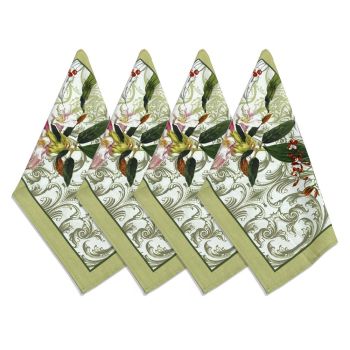 BACCHE Set of 4 Cotton Kitchen Towels 50x70 cm – Creole
