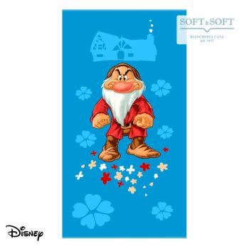 BRONTOLO Telo Mare Bambino Spugna di Cotone 75x150 Disney