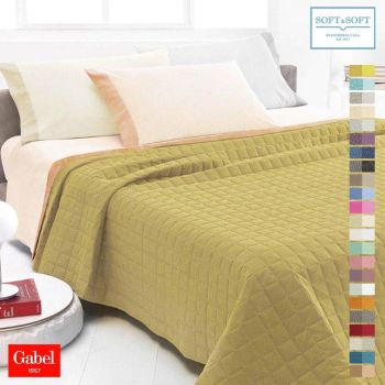CHROMO Quilted bedcover for double bed - Gabel