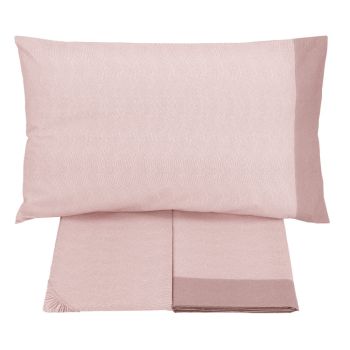 CHROMO Completo Lenzuola Misura SINGOLA in Cotone Gabel-Rosè