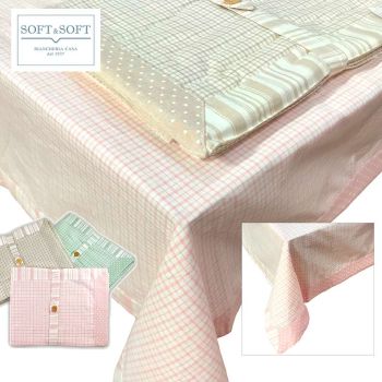 ETE Table Cloth for 12 People cm 140x240 Shabby Chic