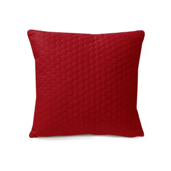 EXAGON fodera cuscino cm 50x50 in velluto-Bordeaux