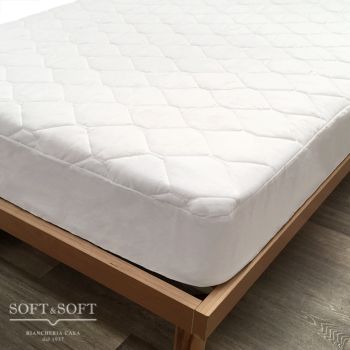 THE COMFORTABLE SINGLE Quilted Mattress Cover, hypoallergenic and anti-mite