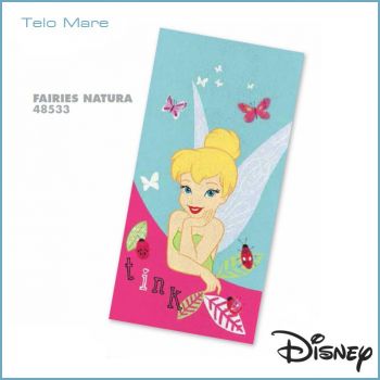 Fairies Natura Beach Towel cm 75x150 Disney