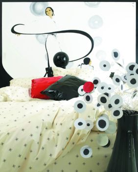BASIC LOGO - LAURA BIAGIOTTI Duvet cover for Double beds