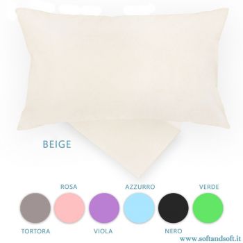 COLOR Basic Plus Set of 2 Plain-coloured Pillowcases