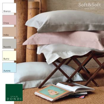 EASY Completo Lenzuola Matrimoniale Raso di Cotone SVAD DONDI