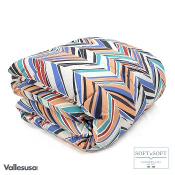 LINE trapunta PIAZZA E MEZZA cm 220x260 Vallesusa-Multicolor