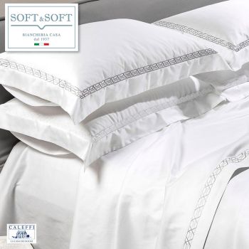 LUXOR lenzuola per letto matrimoniale in Raso di puro cotone - Caleffi