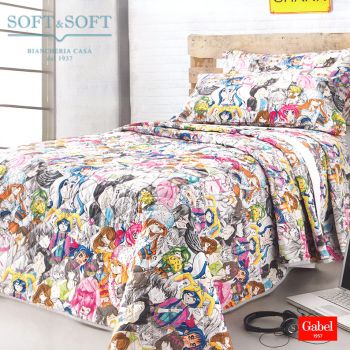 MANGA Quilted Bedcover SINGLE Bed Size by GABEL