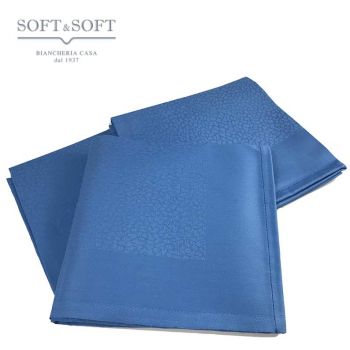 Egyptian blue cotton napkin 53x53 cm